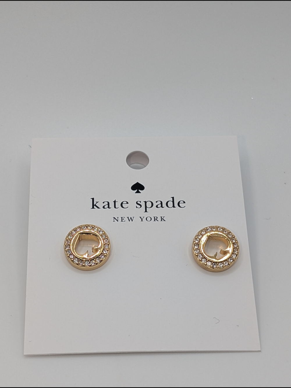 NWT Kate Spade Spot The Spade Earrings